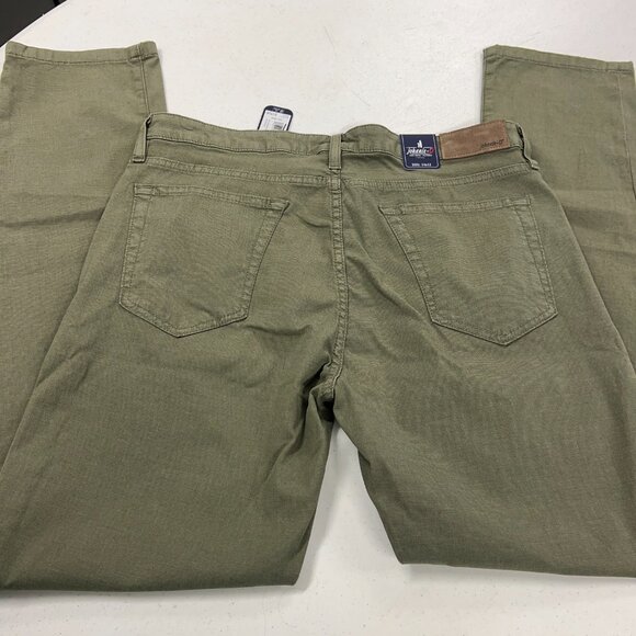 Johnnie-O Pants Atlas Lightweight Stretch 5-Pocket Jean Pants Forest Green 34x32 - Picture 7 of 9